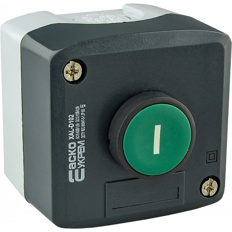 Пост одномісний "Старт" 2.5А(220V) 1NO IP54 [A0140020051] XAL-D102 АСКО
