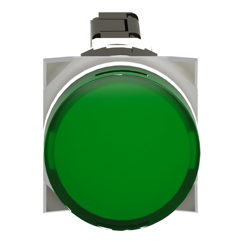 Лампа сигнальна 16мм 12-24V AC/DC LED зелений [XB6AV3BB] Harmony XB6 Schneider Electric