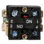Переключатель "I-O" 1NO+1NC 22мм с подсветкой красный LED 220V 2 положения [A0140010067] XB2-BK2465 АСКО