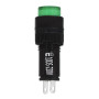 Лампа сигнальна 22мм зелений LED 220V АC [A0140030179] AD22E-10DS АСКО