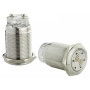 Зуммер металлический 19мм с подсветкой красный LED 230V [A0140010218] TY 19C-SM АСКО