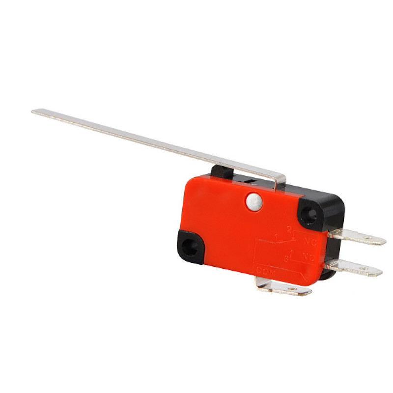 Микропереключатель 1NO+1NC 15А 250V IP20 длинная планка [A0050040023] V-15-31C25 АСКО