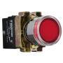 Кнопка управления 1NC 22мм с подсветкой красный неон 220V [A0140010022] XB2-BW3471(72) АСКО