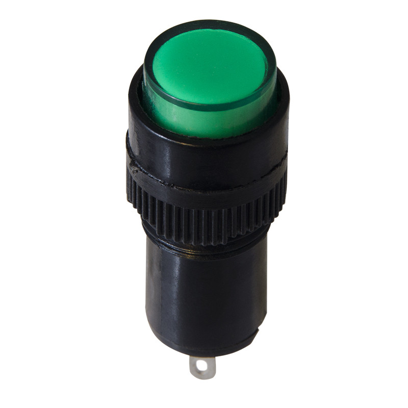 Лампа сигнальна 22мм зелений LED 220V АC [A0140030179] AD22E-10DS АСКО