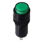 Лампа сигнальна 22мм зелений LED 220V АC [A0140030179] AD22E-10DS АСКО