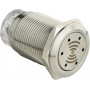 Зуммер металлический 19мм с подсветкой красный LED 230V [A0140010218] TY 19C-SM АСКО