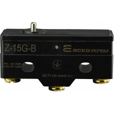 Микропереключатель 1NO+1NC 15А 250V IP20 Pin-шток [A0050040009] Z-15G-B АСКО