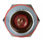 Лампа сигнальная 10мм красный LED 220V AC металл [A0140030124] AD22C-10 АСКО