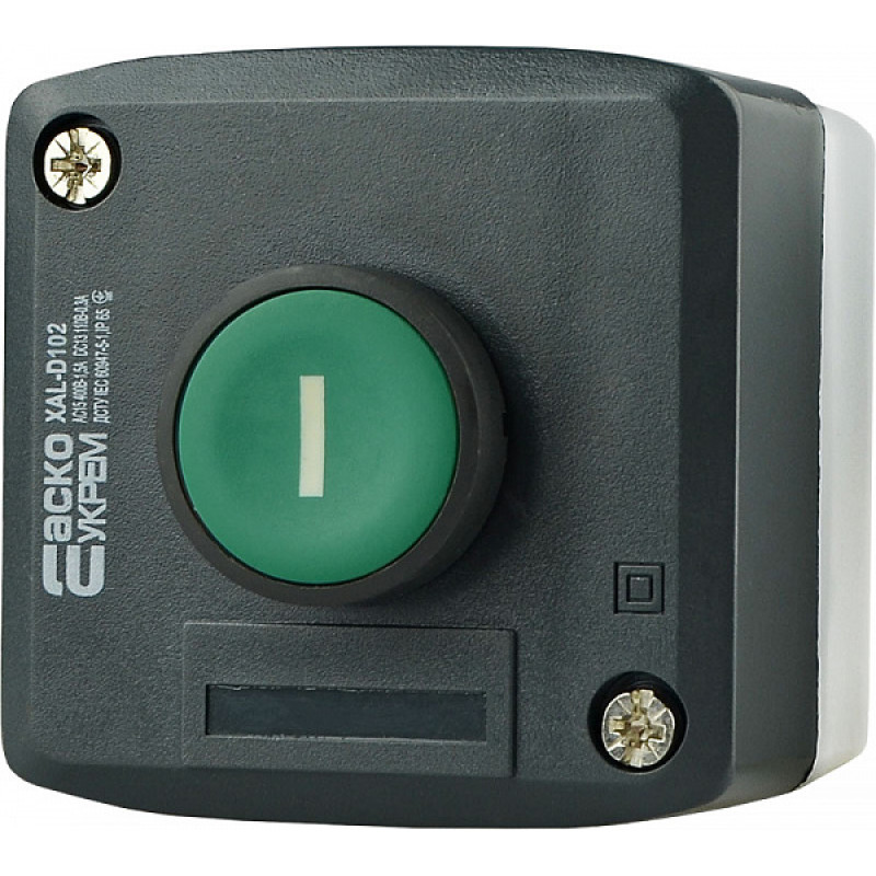 Пост одномісний "Старт" 2.5А(220V) 1NO IP54 [A0140020051] XAL-D102 АСКО