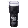 Лампа сигнальна 16мм білий LED 24V АC/DC [A0140030039] AD16-16DS АСКО