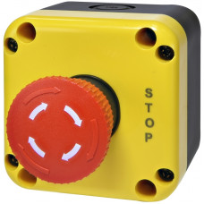 Пост одноместный "Стоп" 230V 1NC IP65 грибок [4771624] ESB1Y-V1 ETI