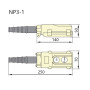 Тельферний пост 2-положення 2NO IP65 [586051] NP3-1 CHINT