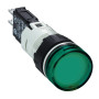 Лампа сигнальна 16мм 12-24V AC/DC LED зелений [XB6AV3BB] Harmony XB6 Schneider Electric