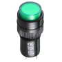 Лампа сигнальна 22мм зелений LED 220V АC [A0140030190] AD22E-12DS АСКО
