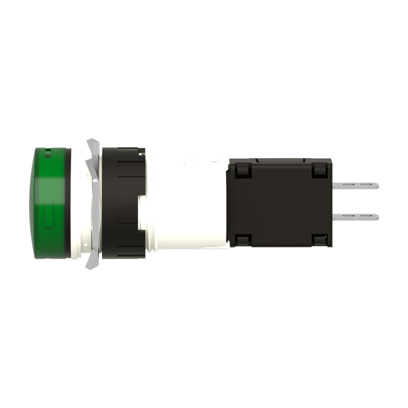 Лампа сигнальна 16мм 12-24V AC/DC LED зелений [XB6AV3BB] Harmony XB6 Schneider Electric