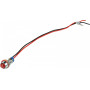 Лампа сигнальная 8мм красный LED 220V AC металл [A0140030217] AС22C-8 АСКО