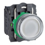 Кнопка керування 1NO+1NC 22мм з підсвічуванням білий LED 24V [XB5AW31B5] Harmony XB5 Schneider Electric
