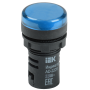 Лампа сигнальная 22мм синий LED 230V AC [BLS10-ADDS-230-K07] AD22DS УЕК