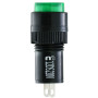 Лампа сигнальна 22мм зелений LED 220V АC [A0140030190] AD22E-12DS АСКО