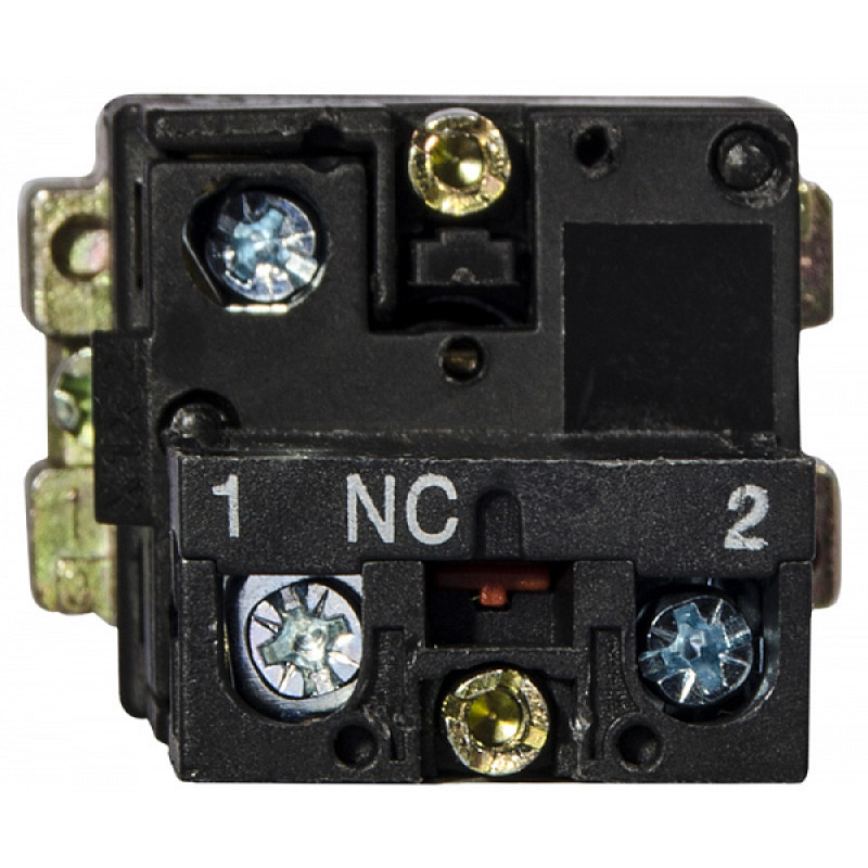 Кнопка управления 1NC 22мм с подсветкой красный неон 220V [A0140010022] XB2-BW3471(72) АСКО