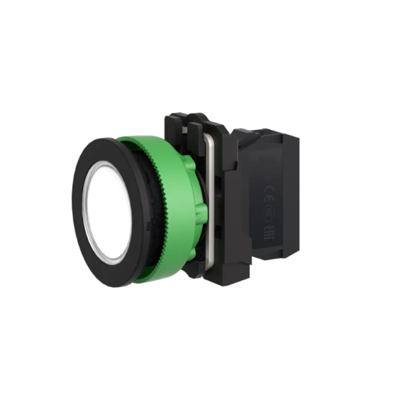 Лампа сигнальная 30мм белый LED 240V AC скрытый монтаж [XB5FVM1] Harmony XB5 Schneider Electric