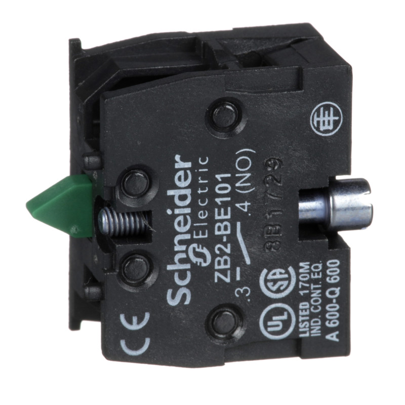 Контактний блок 1NO 3A 240V AC/DC для постів та кнопок XB4, XAPS2, XACA, XB5 [ZB2BE101] Harmony XAC Schneider Electric
