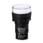 Лампа сигнальная 22мм белый LED 220V DC [A0140030080] AD22-22DS АСКО