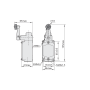 Выключатель концевой 1NO+1NC 5A 220V с одинарным метталическим роликом [441038] YBLX-K1/111 CHINT
