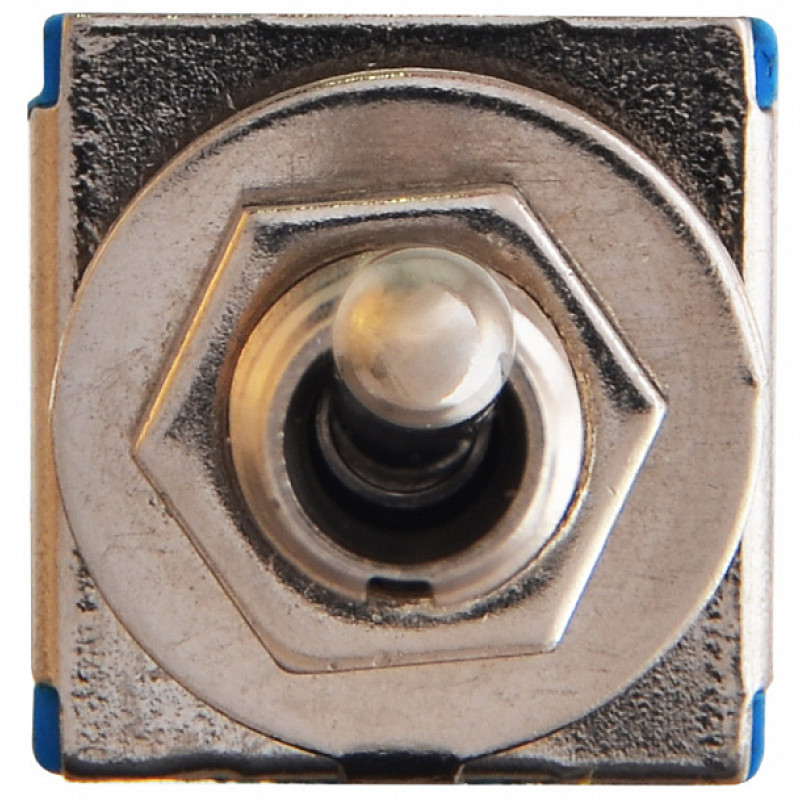 Тумблер "ON-OFF-ON" 4NO 3А 250V 3 положення 6 контактів з фіксацією [A0140060018] MTS-203 АСКО