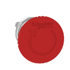 Головка "Аварийный стоп" 22мм без подсветки красная Ø40мм [ZB4BS844] Harmony XB4 Schneider Electric