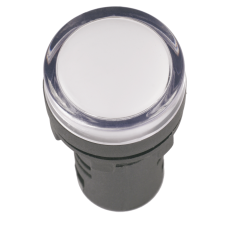 Лампа сигнальная 16мм белый LED 12V AC/DC [BLS10-ADDS-012-K01-16] AD16DS УЕК