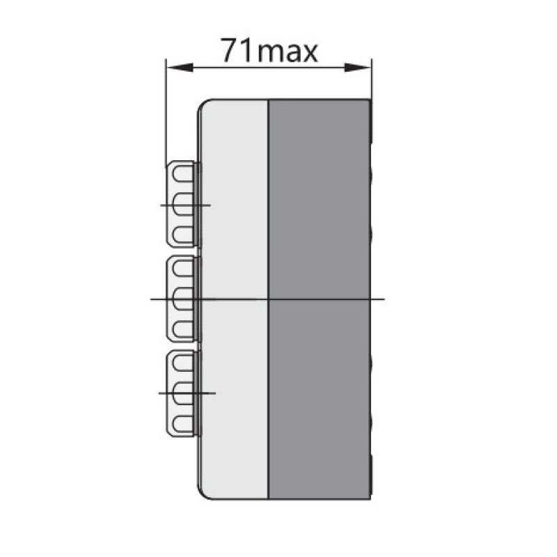 Пост тримісний "Старт1-Старт2-Стоп" 3А(240V) 2NO+1NC IP54 [587069] NPH1-3001 CHINT
