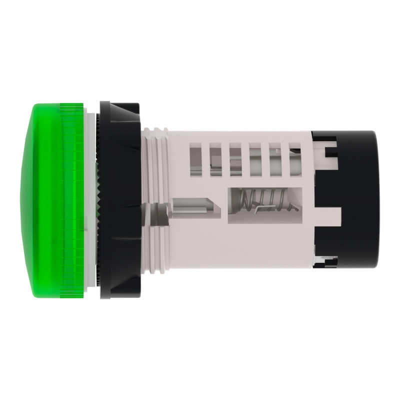 Лампа сигнальная 22мм 250V AC BA 9s зеленый без лампи [XB7EV63P] Harmony XB7 Schneider Electric