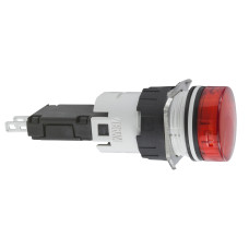 Лампа сигнальная 16мм 12-24V AC/DC LED красный [XB6AV4BB] Harmony XB6 Schneider Electric
