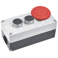 Пост трехместный IP54 две черные грибок с фиксацией [Б00030690] LAY5/3 CNC