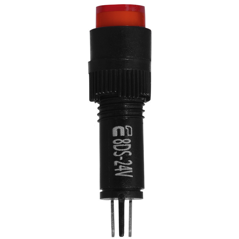 Лампа сигнальна 22мм червоний LED 24v AC/DC [A0140030173] AD22E-8DS АСКО
