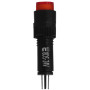 Лампа сигнальна 22мм червоний LED 24v AC/DC [A0140030173] AD22E-8DS АСКО