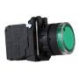 Кнопка управления 1NO+1NC 22мм с подсветкой зеленый LED 220V [A0140010173] TB5-AW33M5 АСКО