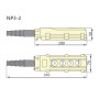 Тельферный пост 4-положения 4NO IP65 [586052] NP3-2 CHINT