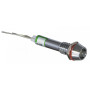 Лампа сигнальная 6мм белый LED 24V AC/DC металл [A0140030093] AD22C-6 АСКО