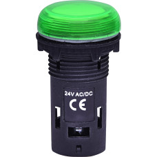Лампа сигнальная 22мм зеленый LED 24V [4771211] ECLI-024C-G ETI