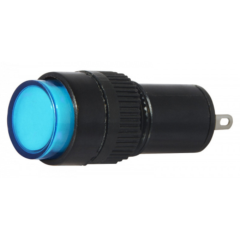 Лампа сигнальна 22мм синій LED 220V АC [A0140030186] AD22E-12DS АСКО