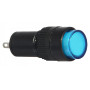 Лампа сигнальна 22мм синій LED 220V АC [A0140030186] AD22E-12DS АСКО
