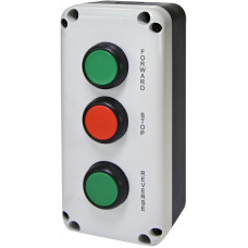Пост трехместный "FORWARD-STOP-REVERSE" 230V 2NO+1NC IP65 [4771629] ESB3-V6 ETI
