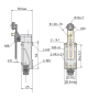 Выключатель концевой 1NO+1NC 5A 220V с регулируемой роликовой поворотной штангой [443022] YBLX-ME/8108 CHINT