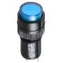 Лампа сигнальна 22мм синій LED 220V АC [A0140030186] AD22E-12DS АСКО