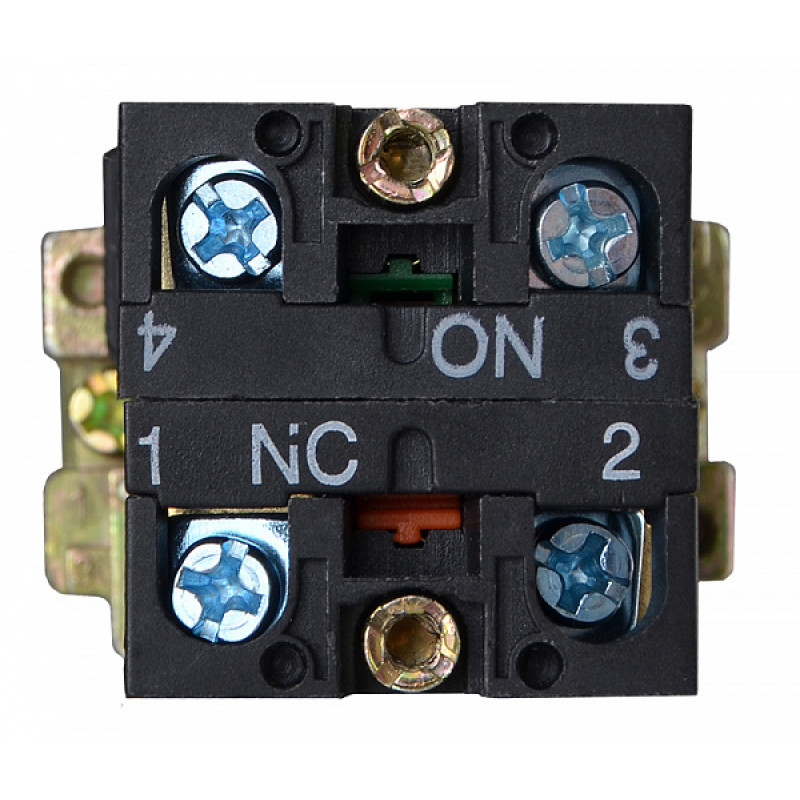 Переключатель "I-O" 1NO+1NC 22мм с подсветкой желтый LED 220V 2 положения [A0140010081] XB2-BK2565 АСКО