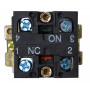 Переключатель "I-O" 1NO+1NC 22мм с подсветкой желтый LED 220V 2 положения [A0140010081] XB2-BK2565 АСКО