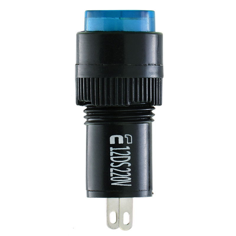 Лампа сигнальна 22мм синій LED 220V АC [A0140030186] AD22E-12DS АСКО