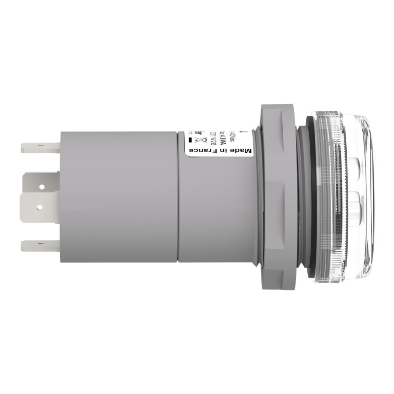 Лампа сигнальная 3 фази 30мм 400V AC LED белый [XB5EV57L4] Harmony XB5 Schneider Electric